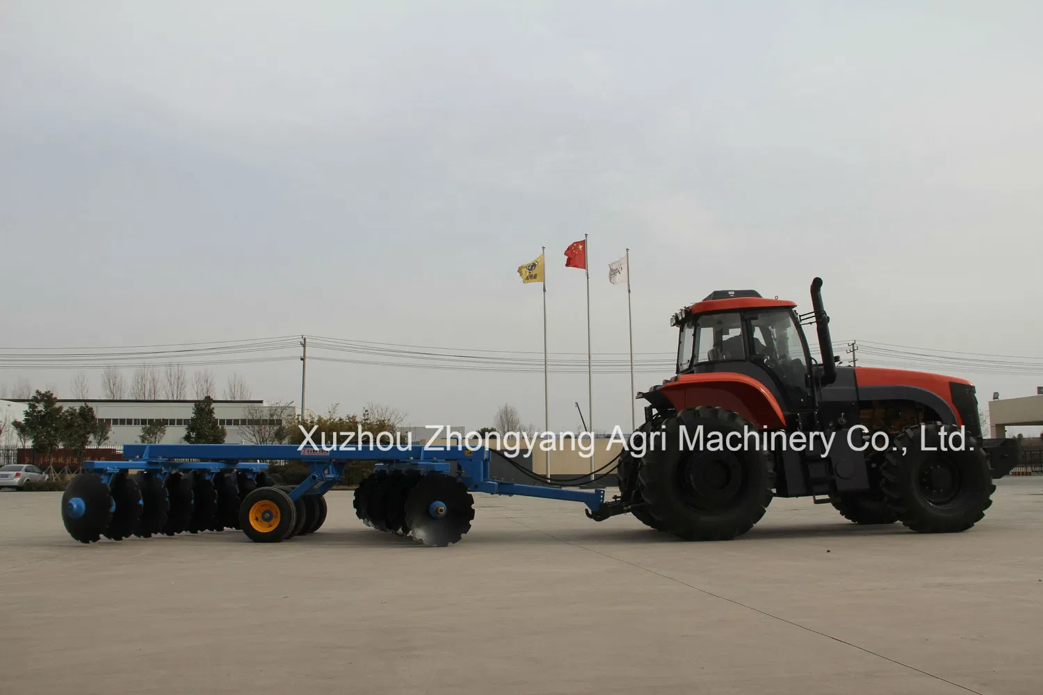 Сверхмощная дисковая борона шириной 910 мм (36 дюймов) для банановых полей и целинных земель.